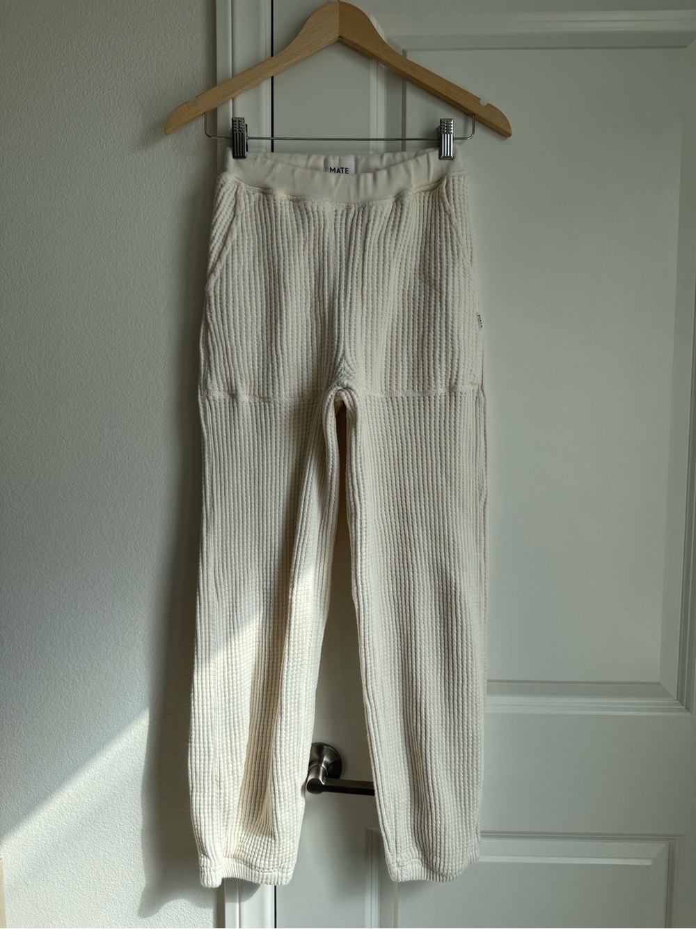 Mate The Label Organic Waffle Sweatpants Size XS